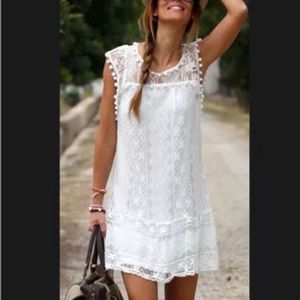 Lace Shift Dress